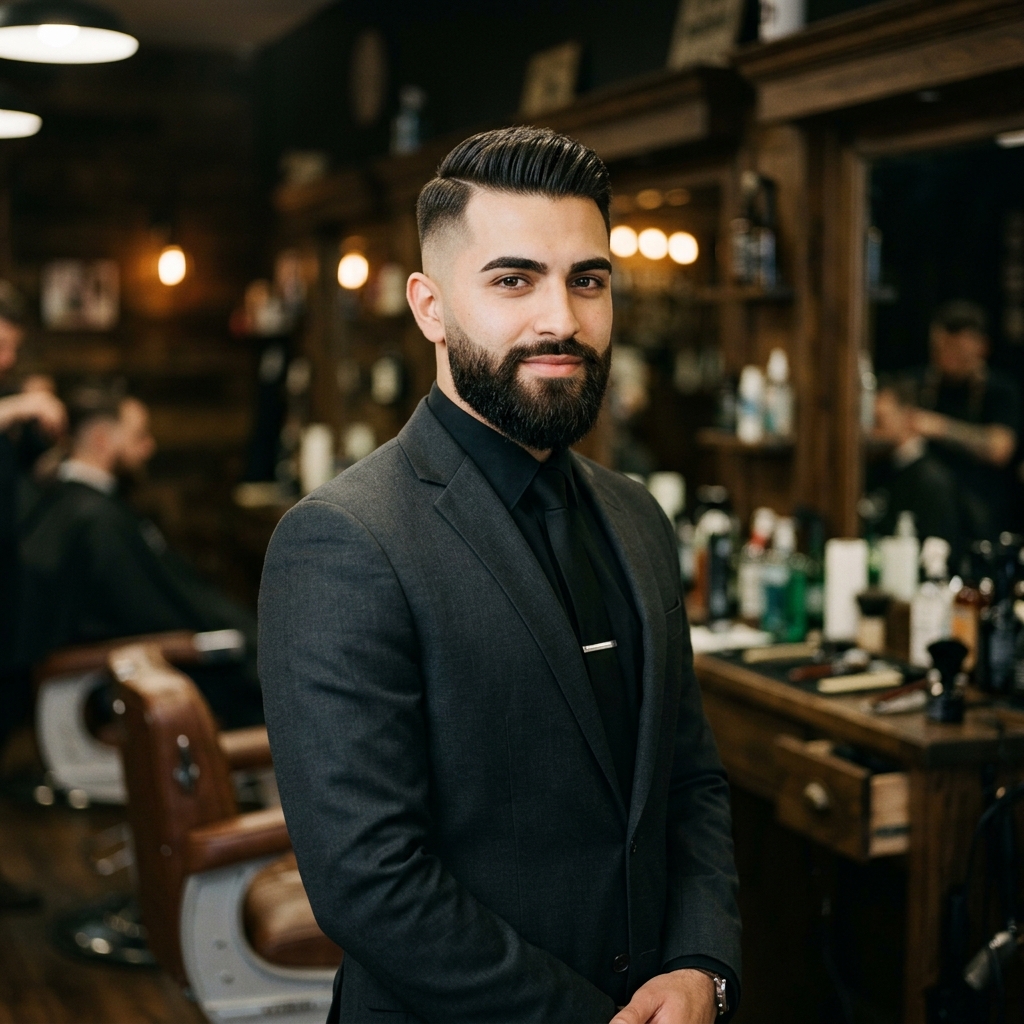 Fresh fade at Underground Barbershop